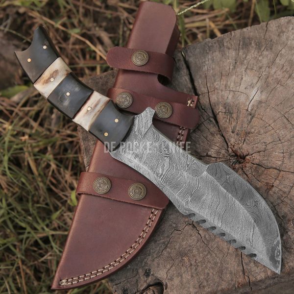 Custom Steel Bushcraft Knife 