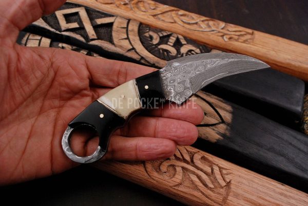 Handmade Steel Hunting Karambit Knife 