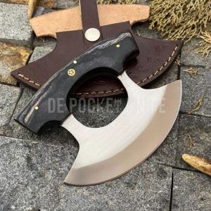 Shard Steel Ulu Chopper Knife 